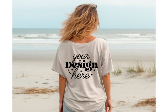 A Blank T-Shirt Mockup for Clean Editorial Graphics