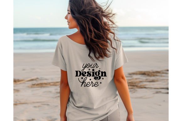 A Professional Review: The Back Natural Bella Canvas 3001 Mockup